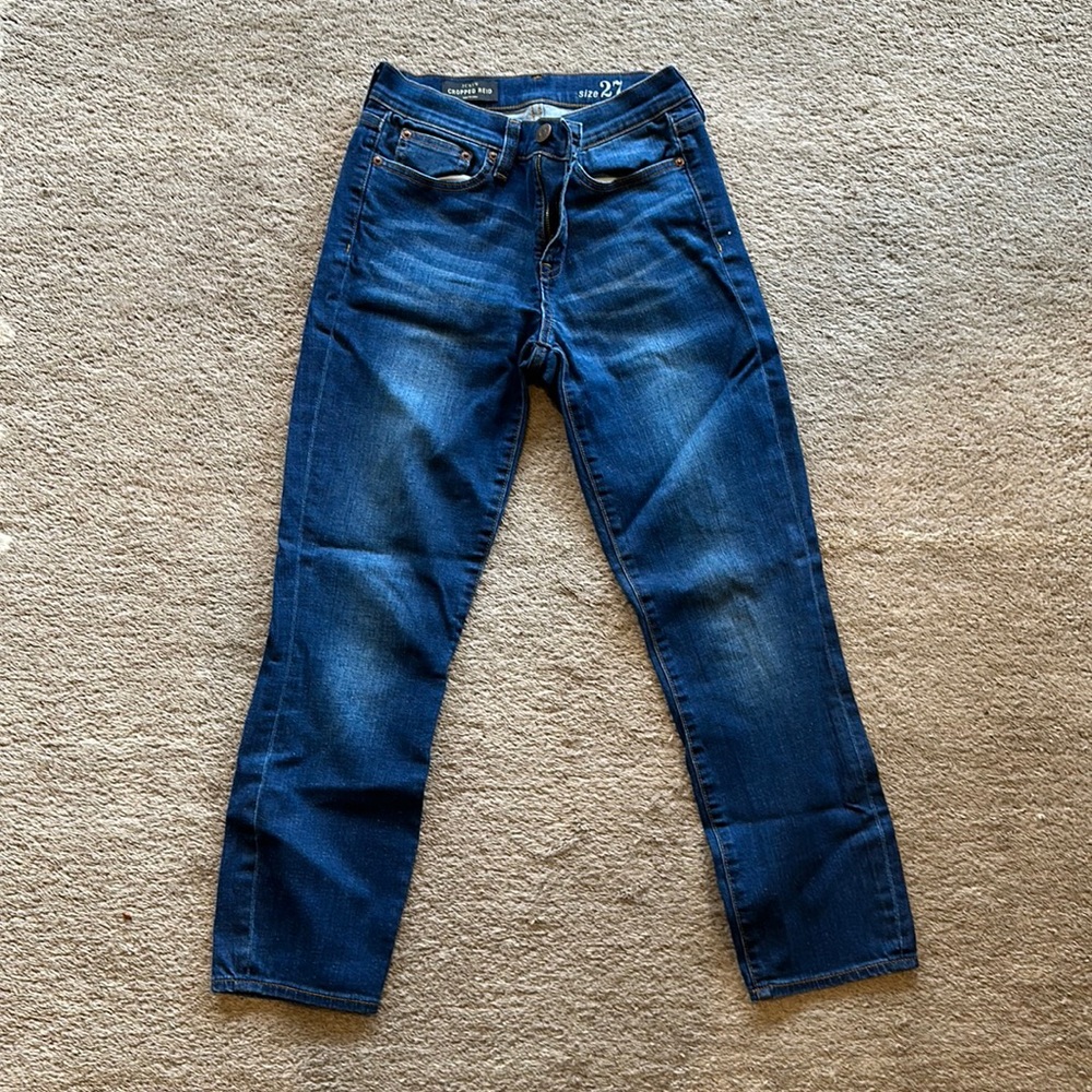 J Crew Cropped Reid jeans, Size 27